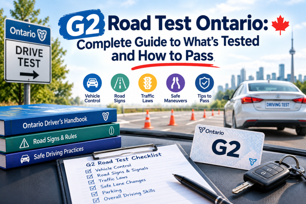 G2 Road Test Ontario: Complete Guide to What’s Tested and How to Pass