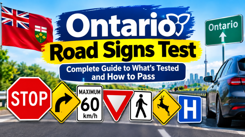 Ontario Road Signs Test: Every Sign Category Explained