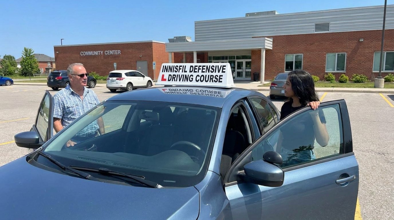 Defensive driving course training in Innisfil Ontario with Go Drive Driving School