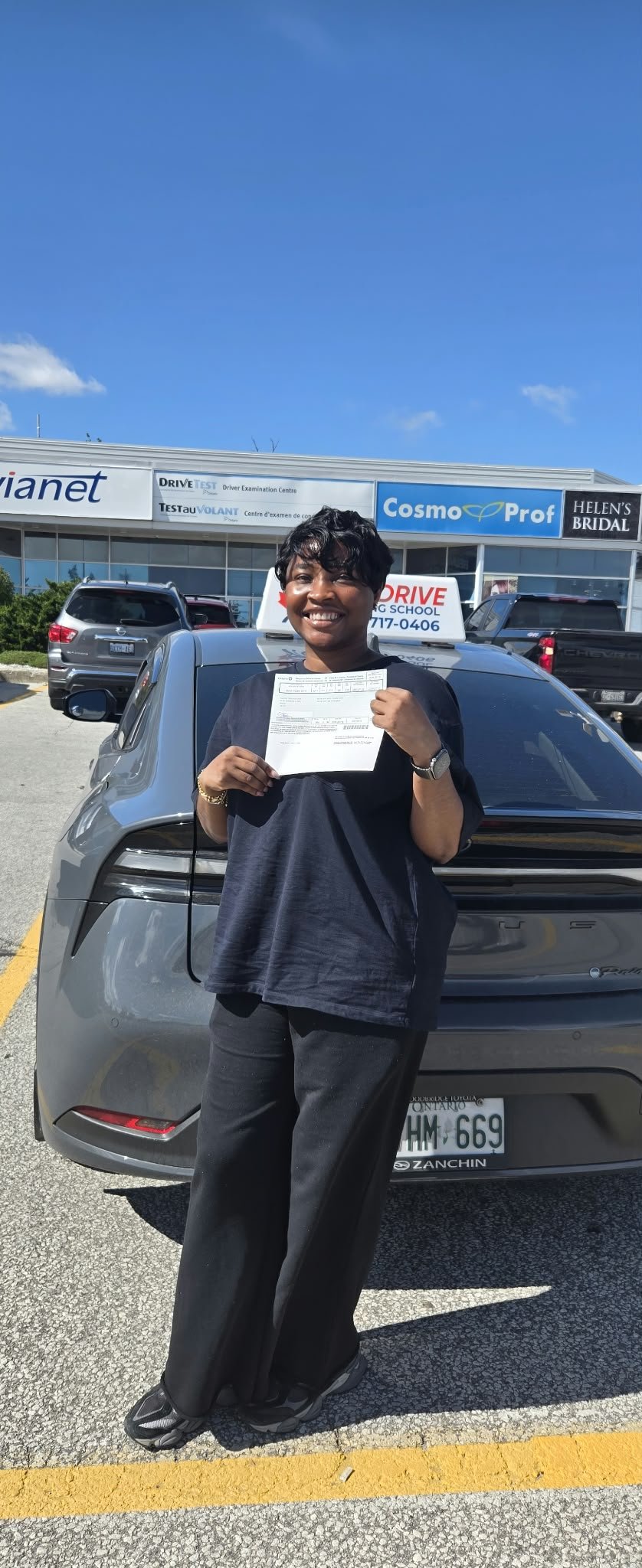 Go Drive student after passing road test