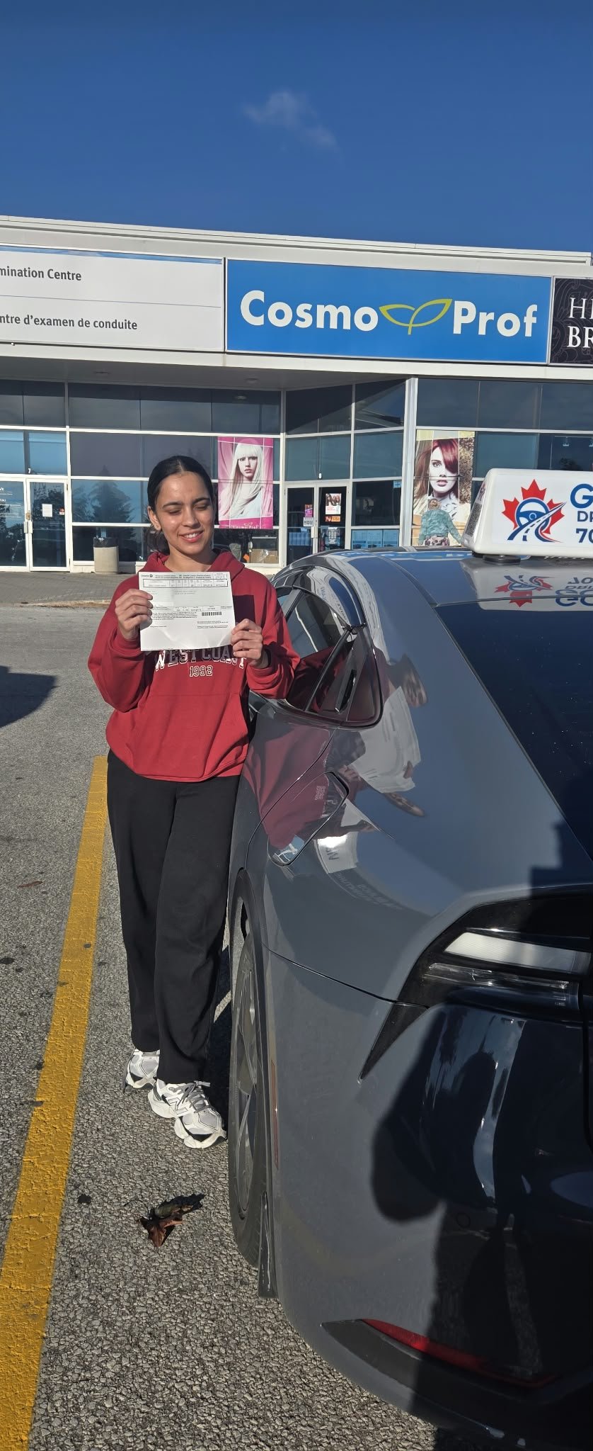 Go Drive student after passing road test